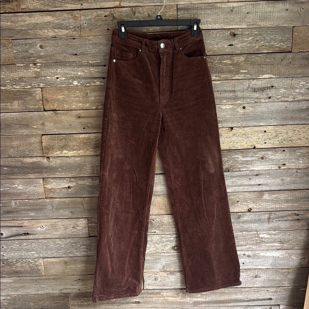 H&M Brown Wide Leg Pants